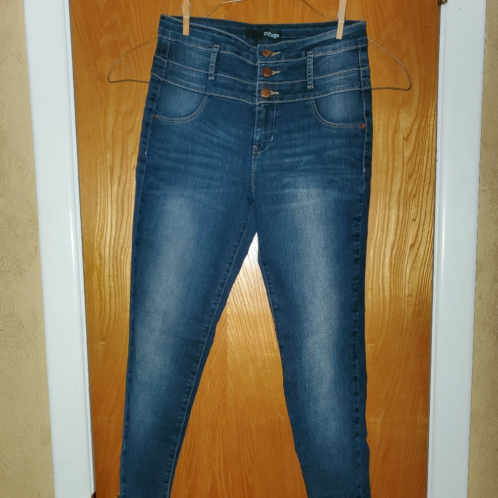 Refuge High Waist Super Skinny Jeans